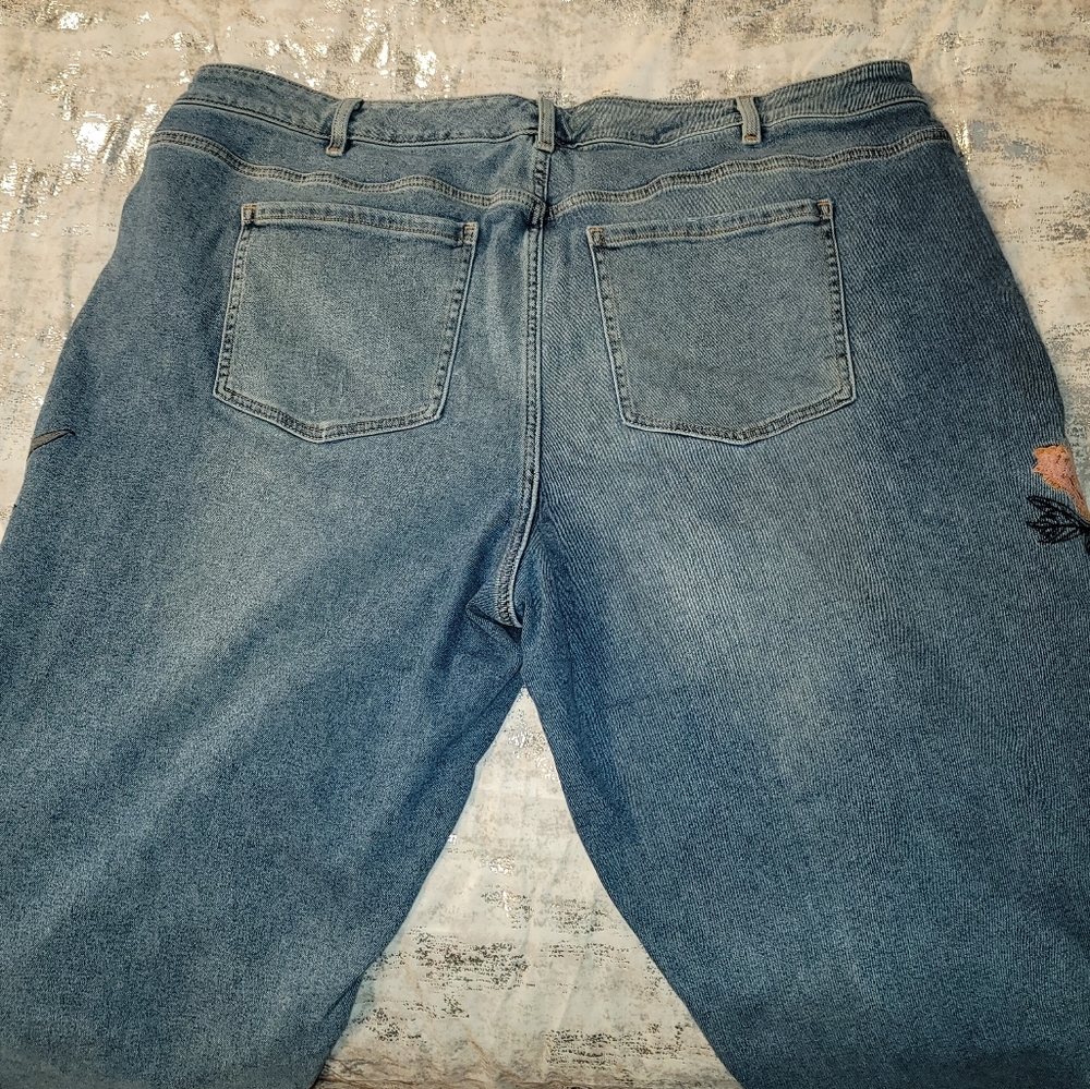 Lane Bryant Embroidered Capris - Picture 6 of 14